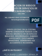 Prevencion de Riesgos Laborales en Servicios de Restauranción