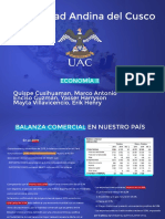Balanza Comercial en El Perú