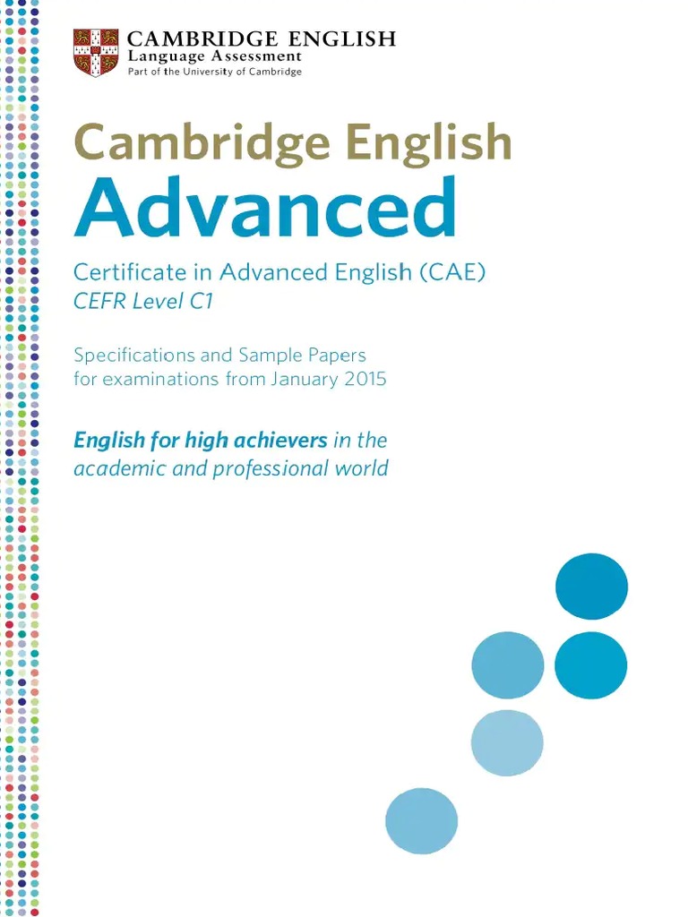 Cae Reading And Use Of English Pdf Linguistics Sign Language