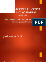 Plan Haccp en El Sector Frutas y Hortalizas