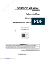 Service Manual: Model No. HSU-18HEA03/R2 (DB) - I