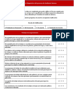 Modelo para El Diagnostico Del Proceso de Auditoria Empleado