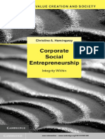 Corporate Social Entrepreneurship