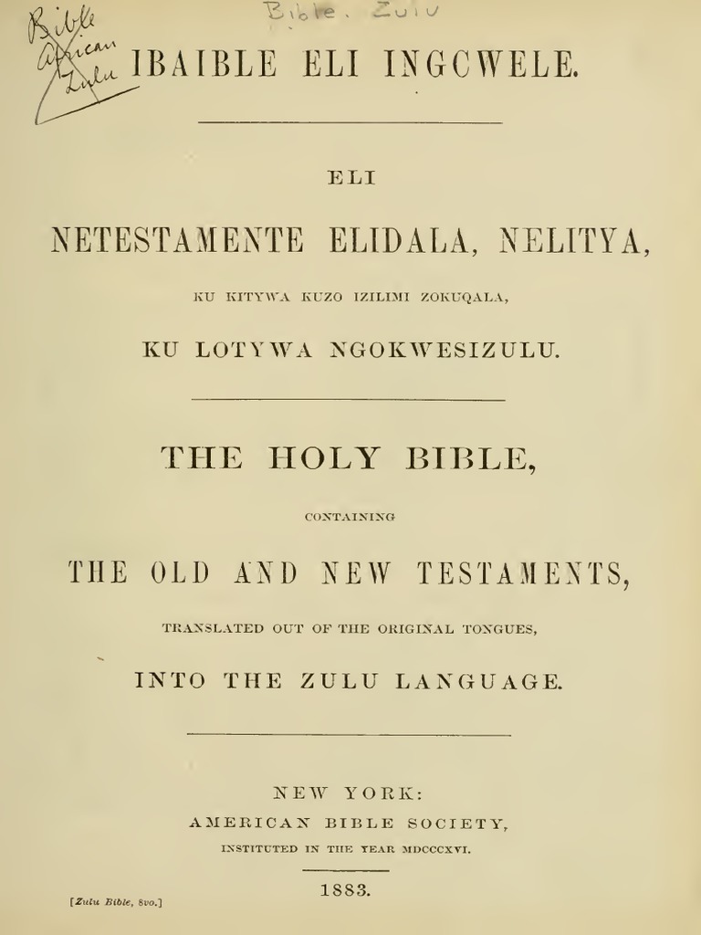 Zulu Bible