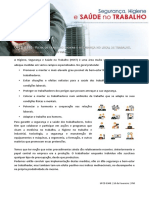 UFCD 0340 - Ficha de Trabalho Higiene e Segurança No Local de Trabalho