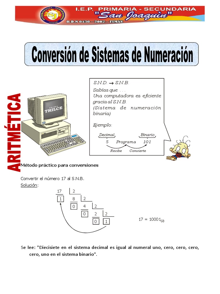Conversión entre sistemas numéricos | PDF | Lexicología | Números