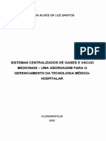 Sistemas Centralizados de Gases e Vacuo Medicinais- Mestrado