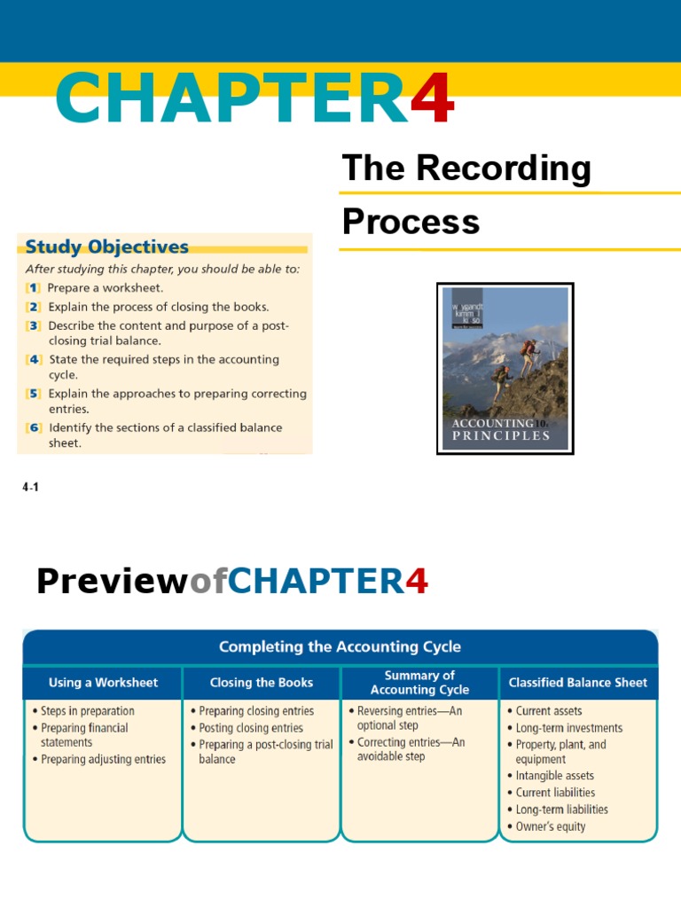 Chapter 04 Completing The Accounting Cycle | PDF | Debits And Credits ...