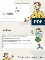 Historia de La Archivística en Colombia