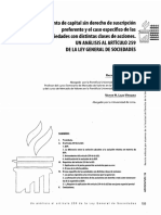 Aumento de Capital Sin Derecho de Suscripción Preferente