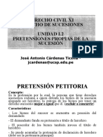 Sucesiones-Petición y Reivindicación de Bienes Hereditarios