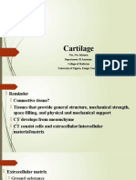 Cartilage: Nto, Nto Johnson Department of Anatomy College of Medicine University of Nigeria, Enugu Campus