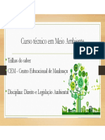 AULA 1-PRINCIPIOS DO DIREITO AMBIENTAL Modificado