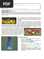 Aavaliação Futebol