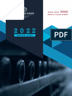 Pricelist 2022