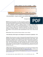 2016 A Interculturalidade e o Impacto Causado No Meio Ambiente Indígena em Aquidauana