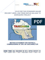 Method Statement For Testing & Commissioning of 25kV MV Disconnector Ver 0