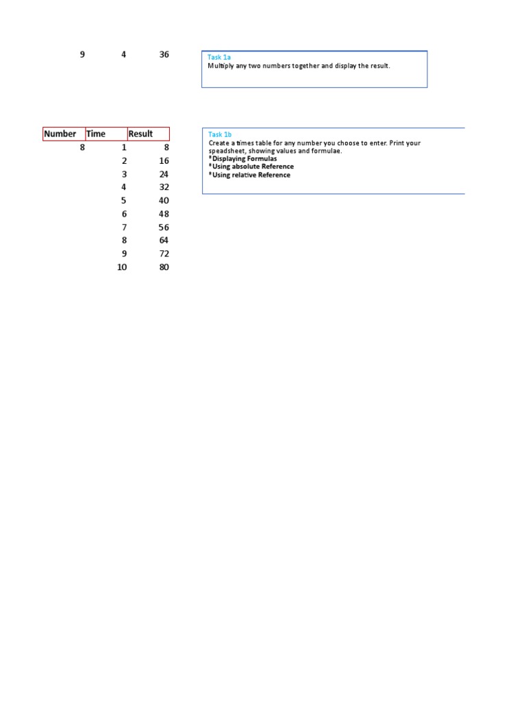 Spreadsheet Calculations Guide | PDF | Spreadsheet | Computer Science