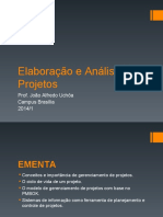 Elaboracao e Analise de Projetos Slides