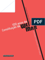100 Anos Da Constituição de Weimar