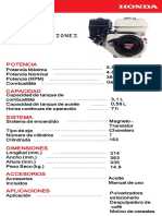 Ficha Tecnica Gp160 1 5hp Caracol