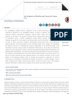 Computer Aided Design and Analysis of Reinforced Concrete Frame Buildings for Seismic Forces