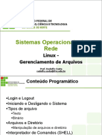 Linux 02 - Gerenciamento de Arquivos