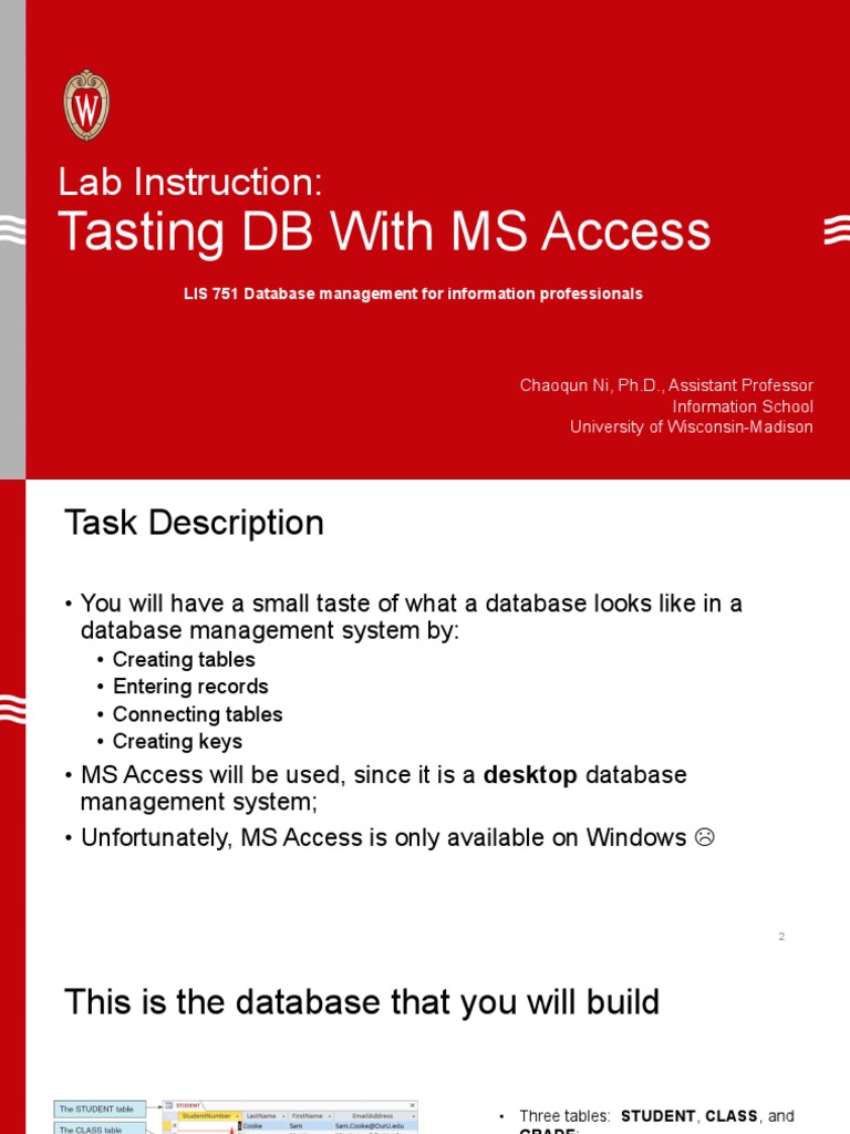 MS Access Database Creation Guide | PDF | Icon (Computing) | Microsoft ...
