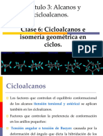 Clase 6. Cicloalcanos e Isomería