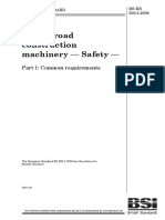 BS en 500-1-2006 Mobile Road Construction Machinery