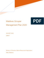 Maldives Grouper Management Plan 2020
