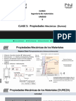 CLASE 5, Propiedad Mecanica (Dureza)