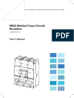 WEG Molded Case Circuit Breakers: User's Manual