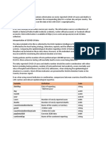 Description and Disclaimer Daily Reporting