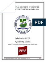 Syllabus For CCFA Qualifying Exam