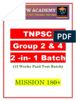 Study Plan - Group 2 & 4 Combined Batch 2022
