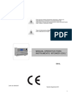 Manual de seguridad e instrucciones para instrumento de torre de refrigeración MTOWER CDCL