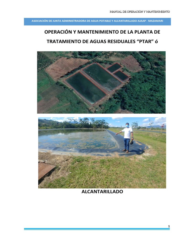 Operación y Mantenimiento de La Planta de Tratamiento de Aguas ...