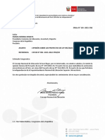 CNE - Opinion - Proyectos - Ley - 697-2021-CR - y - 561-2021-CR PDF