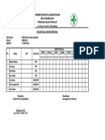 Rekapitulasi Absensi PKM Blang Mangat