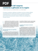 Resistencia A Glifosato
