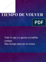 Tiempo de Volver Samuel Mariano