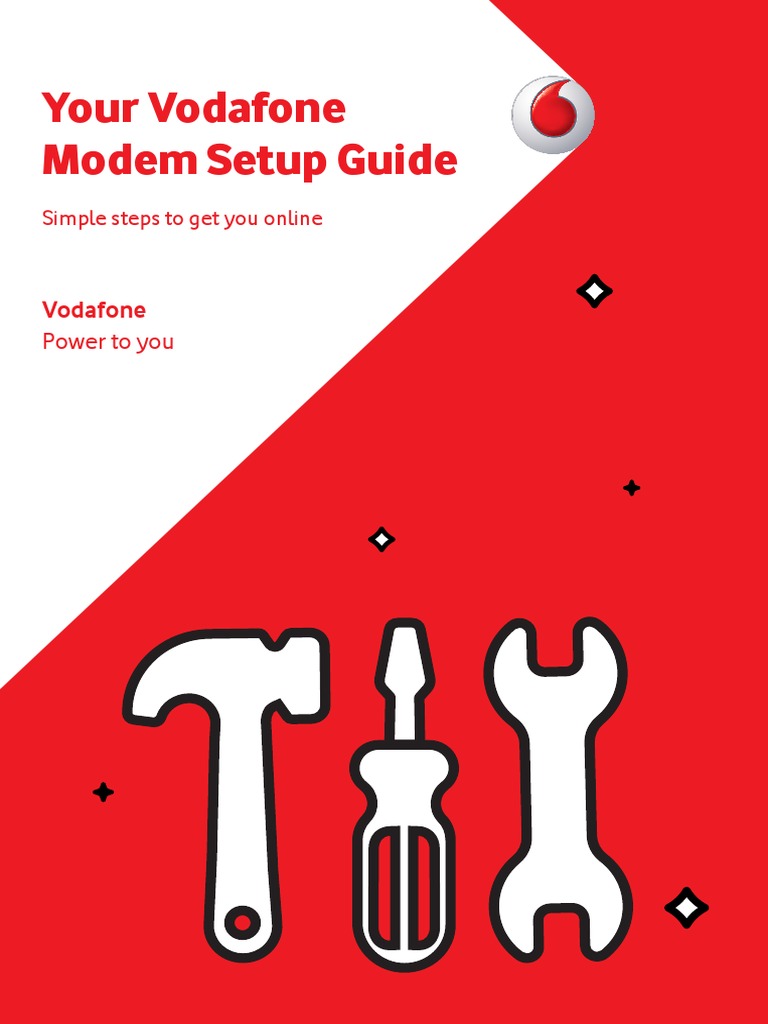 Vodafone Modem Setup Guide | PDF | Wi Fi | Modem
