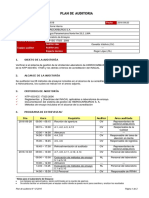 Ejemplo Plan de Auditoria 17025