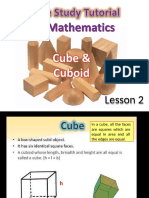 Solid Geometry Lesson 2 (Cube, Cuboid)