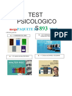 Bateria de 893 Test Psicologicos