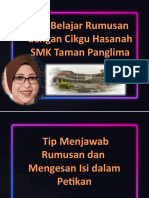 Rumusan Kesan Isi