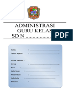 Administrasi Guru Kelas SD