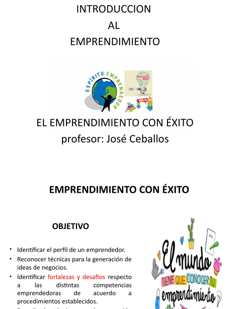 Claves para Emprender con Éxito | PDF | Iniciativa empresarial ...