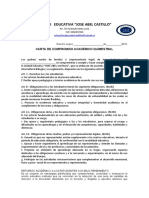 Carta de Compromiso Academico